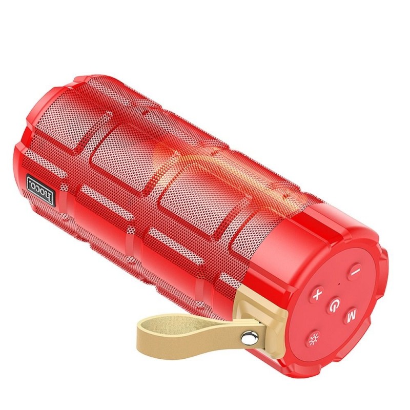 Φορητό Ηχείο Hoco Pleasant Sport HC7 Ηχείο Bluetooth 10W με Ραδιόφωνο και 4 ώρες Λειτουργίας Red