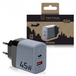 Φορτιστής Ταξιδίου Tactical Microgrid GaN 45W Grey
