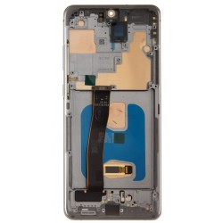 Οθόνη OLED & Μηχανισμός Αφής Samsung Galaxy S20 Ultra G988 Black With Frame με 3 Χρόνια Εγγύηση