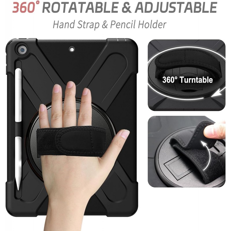 Θήκη Solid 360 with Pen Holder Apple iPad 10.2" (19/20/21) Black