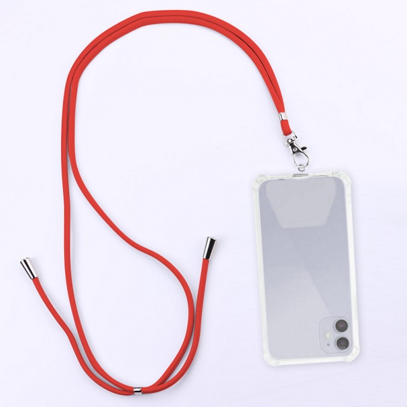 Λουράκι Λαιμού στήριξης Θήκης Smartphone Universal Neck Strap Red Λουράκι Λαιμού στήριξης Θήκης Smartphone Universal Neck Strap Red