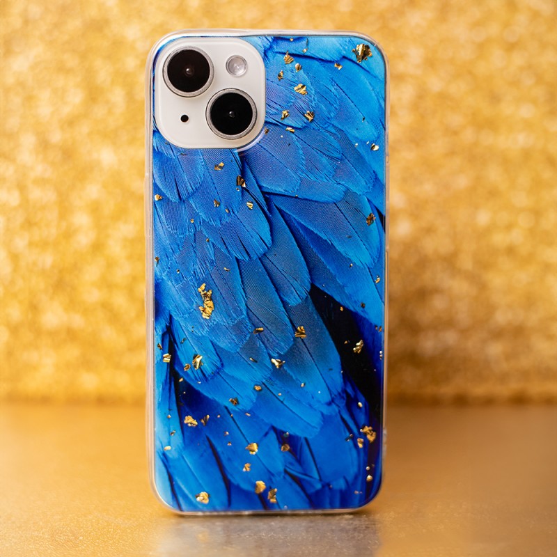 Θήκη TPU Gold Glam Samsung Galaxay A05s SM-A057 Blue