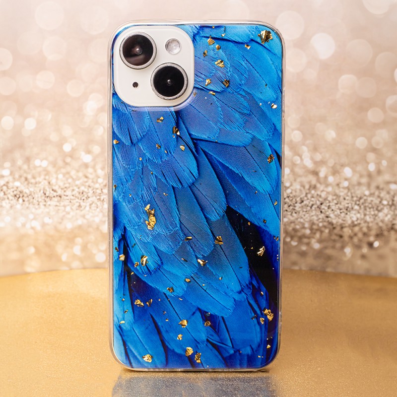 Θήκη TPU Gold Glam Samsung Galaxay A05s SM-A057 Blue