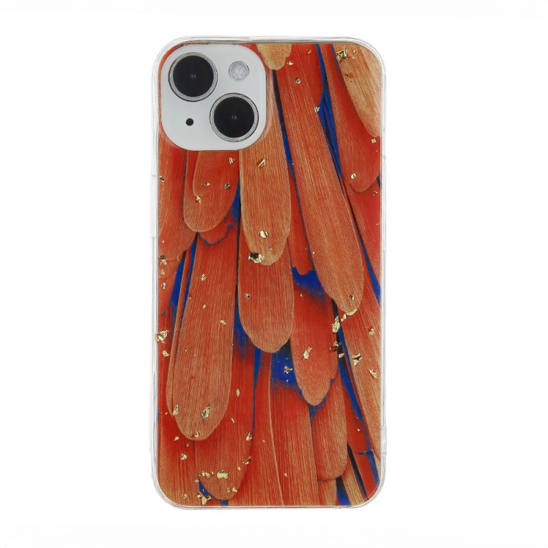 Θήκη TPU Gold Glam Xiaomi Redmi 13C 4G / 13C 5G Orange Θήκη TPU Gold Glam Xiaomi Redmi 13C 4G / 13C 5G Orange