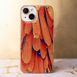Θήκη TPU Gold Glam Xiaomi Redmi 13C 4G / 13C 5G Orange Θήκη TPU Gold Glam Xiaomi Redmi 13C 4G / 13C 5G Orange