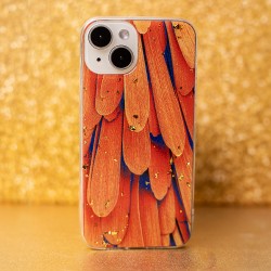 Θήκη TPU Gold Glam Xiaomi Redmi 13C 4G / 13C 5G Orange Θήκη TPU Gold Glam Xiaomi Redmi 13C 4G / 13C 5G Orange