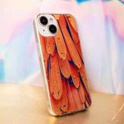 Θήκη TPU Gold Glam Xiaomi Redmi 13C 4G / 13C 5G Orange Θήκη TPU Gold Glam Xiaomi Redmi 13C 4G / 13C 5G Orange