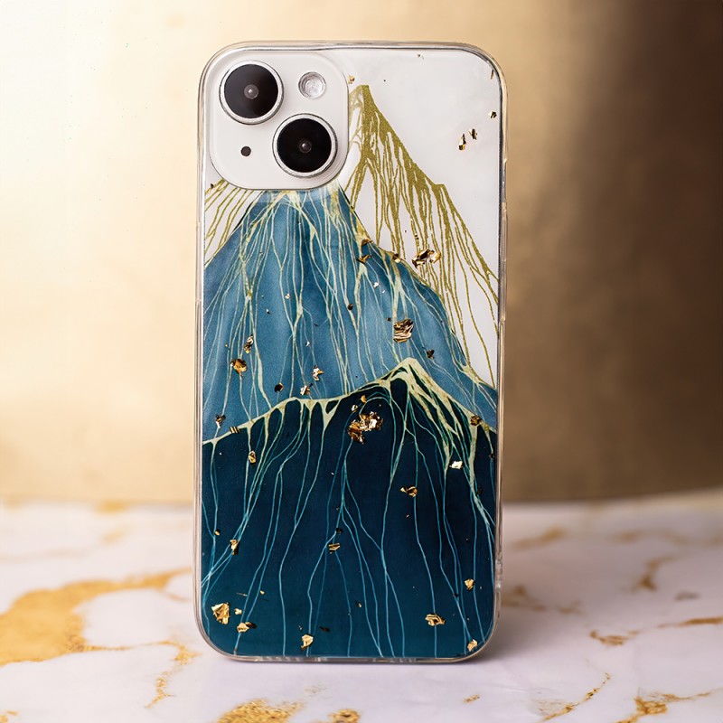 Θήκη TPU Gold Glam Xiaomi Redmi 13C 4G / 13C 5G Mountain Θήκη TPU Gold Glam Xiaomi Redmi 13C 4G / 13C 5G Mountain