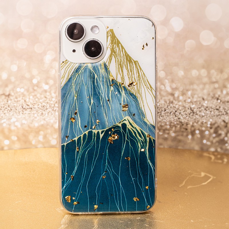 Θήκη TPU Gold Glam Xiaomi Redmi 13C 4G / 13C 5G Mountain Θήκη TPU Gold Glam Xiaomi Redmi 13C 4G / 13C 5G Mountain
