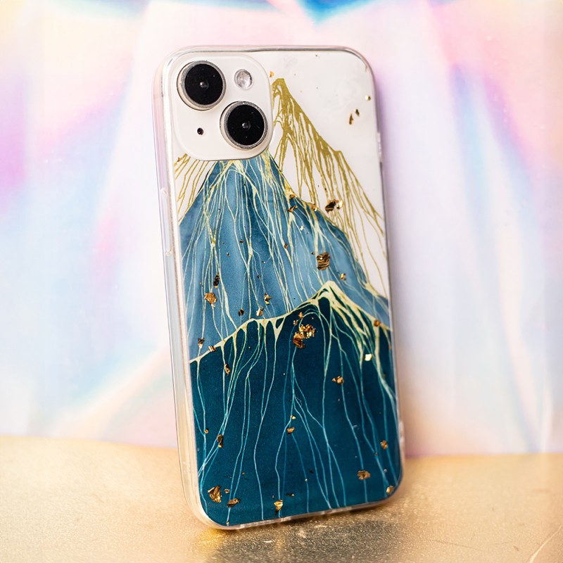 Θήκη TPU Gold Glam Xiaomi Redmi 13C 4G / 13C 5G Mountain Θήκη TPU Gold Glam Xiaomi Redmi 13C 4G / 13C 5G Mountain