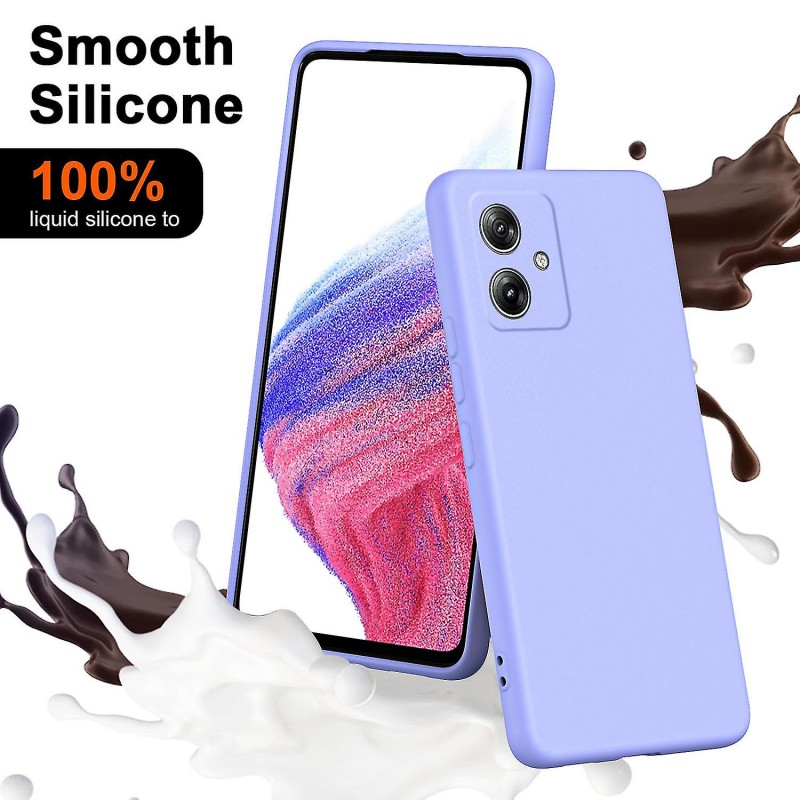 Θήκη Silicone Motorola Moto G54 Lilac