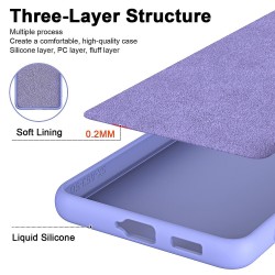 Θήκη Silicone Motorola Moto G54 Lilac