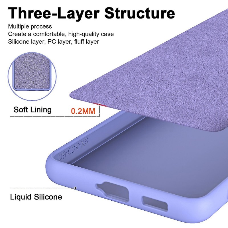 Θήκη Silicone Motorola Moto G54 Lilac