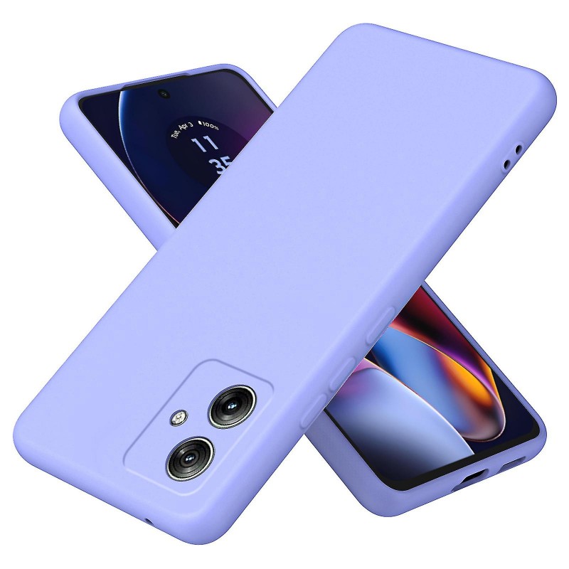 Θήκη Silicone Motorola Moto G54 Lilac