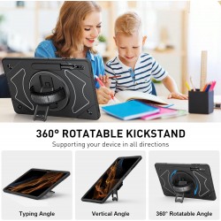 Θήκη Solid360 Samsung Galaxy Tab S8 Ultra / S9 Ultra / S10 Ultra 14.6\'\' with Pen Slot Black
