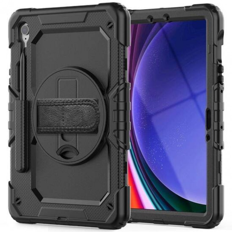 Θήκη Solid360 Galaxy Tab A9+ Plus 11" X210 / X215 / X216 with Pen Slot Black