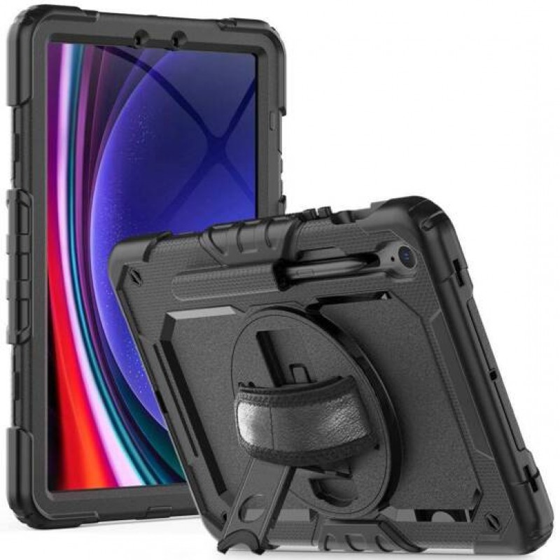 Θήκη Solid360 Galaxy Tab A9+ Plus 11" X210 / X215 / X216 with Pen Slot Black