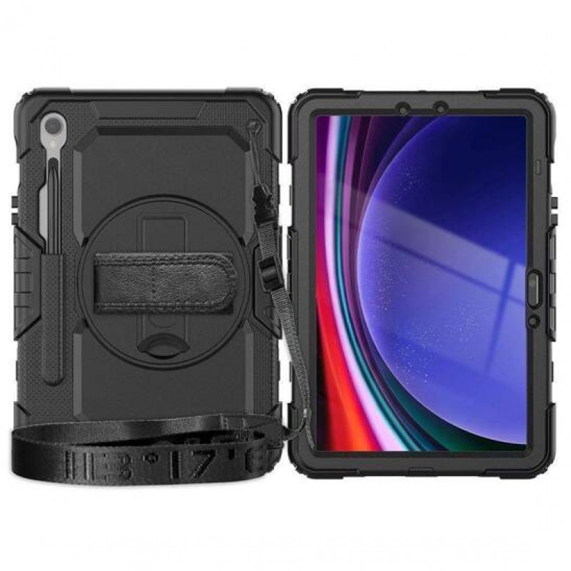 Θήκη Solid360 Galaxy Tab A9+ Plus 11" X210 / X215 / X216 with Pen Slot Black