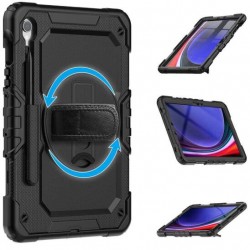 Θήκη Solid360 Galaxy Tab A9+ Plus 11" X210 / X215 / X216 with Pen Slot Black