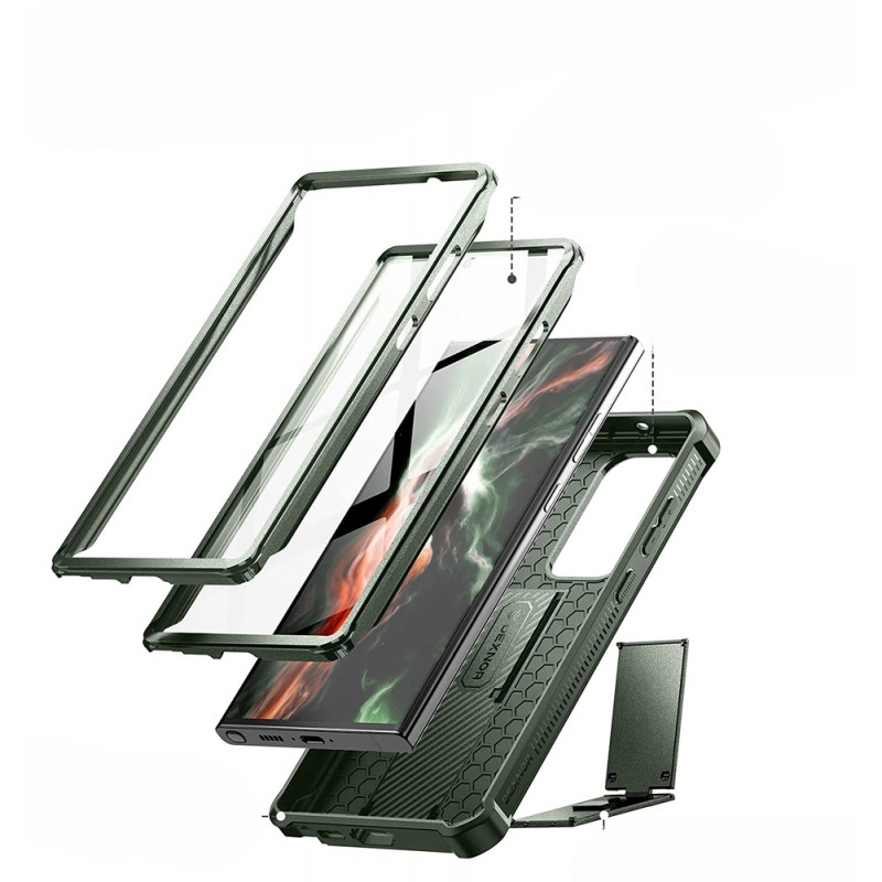 Θήκη Dexnor Armor Case Samsung Galaxy S23 Ultra 5G S918 Green Θήκη Dexnor Armor Case Samsung Galaxy S23 Ultra 5G S918 Green