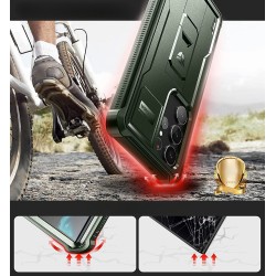 Θήκη Dexnor Armor Case Samsung Galaxy S23 Ultra 5G S918 Green Θήκη Dexnor Armor Case Samsung Galaxy S23 Ultra 5G S918 Green