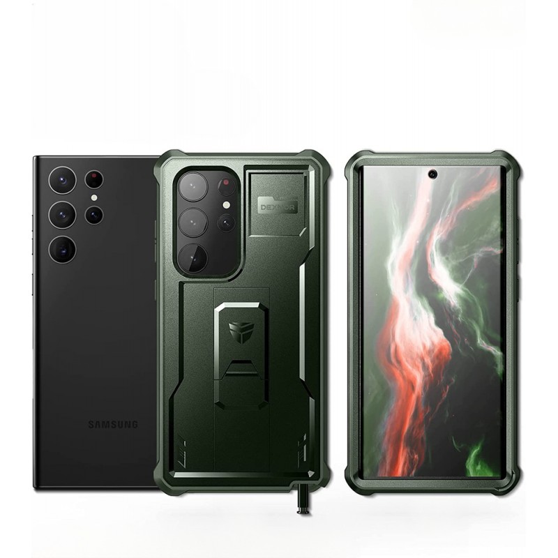 Θήκη Dexnor Armor Case Samsung Galaxy S23 Ultra 5G S918 Green Θήκη Dexnor Armor Case Samsung Galaxy S23 Ultra 5G S918 Green