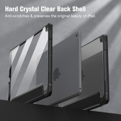 Θήκη SC Pen Clear Hybrid  Apple iPad 10.2"(19/20/21) Black