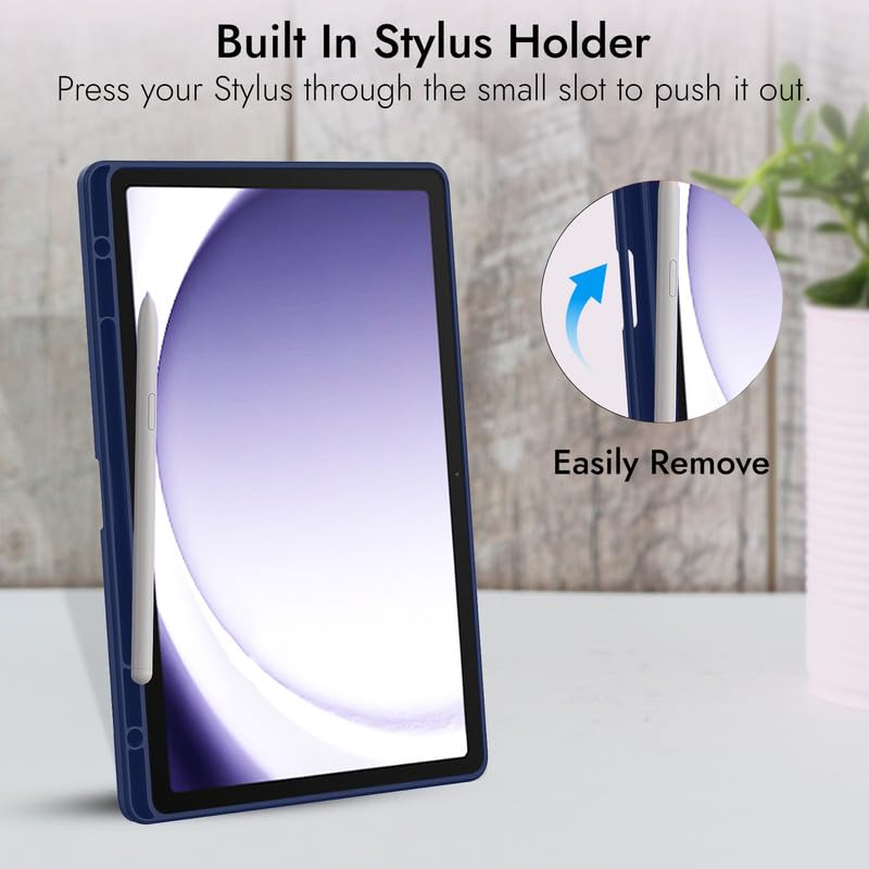 Θήκη SC Pen Clear Hybrid Samsung Galaxy Tab A9+ Plus 11.0 X210 / X215 / X216 Blue