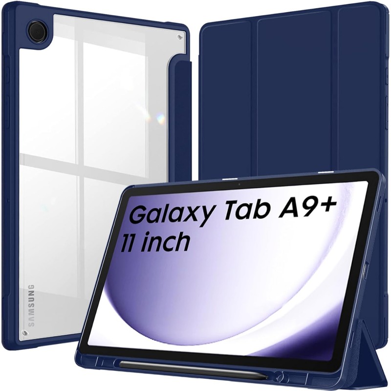 Θήκη SC Pen Clear Hybrid Samsung Galaxy Tab A9+ Plus 11.0 X210 / X215 / X216 Blue