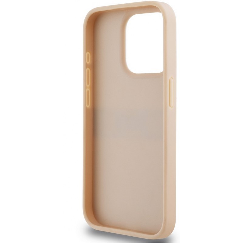 Θήκη DKNY PU Leather Repeat Pattern Tonal Stripe Case Apple iPhone 15 Pro Max (6.7") Pink