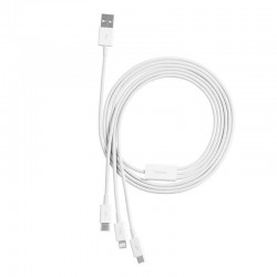 Καλώδιο Baseus Regular USB to Lightning / Type-C / micro USB Cable 3.5A 0.5m White