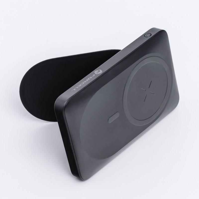 Εξωτερική Μπαταρία Ασύρματης Φόρτισης FORCELL F-ENERGY F10K2 MagStand Powerbank Compatible with MagSafe PD QC3.0 5A 20W 10000mAh Black