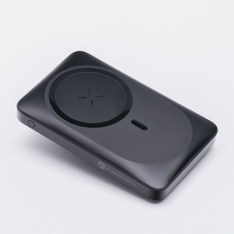 Εξωτερική Μπαταρία Ασύρματης Φόρτισης FORCELL F-ENERGY F10K2 MagStand Powerbank Compatible with MagSafe PD QC3.0 5A 20W 10000mAh Black