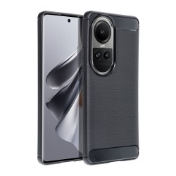 Θήκη Silicone Carbon Case Oppo Reno 10/10 Pro Black