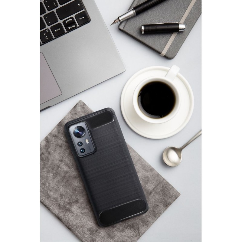 Θήκη Silicone Carbon Case Oppo Reno 10/10 Pro Black