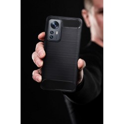 Θήκη Silicone Carbon Case Oppo Reno 10/10 Pro Black