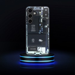 Θήκη  Tech Silicone Case Samsung Galaxy S24 Ultra 5G S928 Design 1 Black