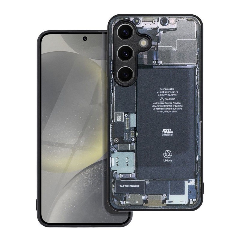 Θήκη  Tech Silicone Case Xiaomi Redmi Note 13 Pro 4G / Poco M6 Pro / Note 14S 4G Design 2 Black