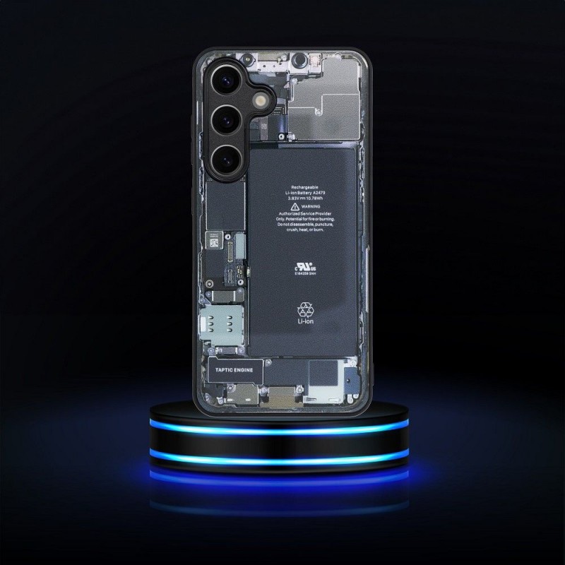 Θήκη  Tech Silicone Case Xiaomi Redmi Note 13 Pro 4G / Poco M6 Pro / Note 14S 4G Design 2 Black