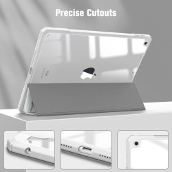 Θήκη SC Pen Clear Hybrid Apple iPad 10.2"(19/20/21) White Marble