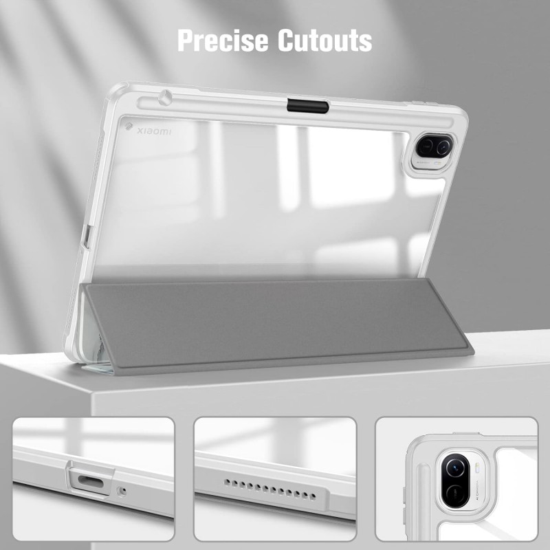 Θήκη SC Pen Clear Hybrid Xiaomi Redmi Pad SE 11" White Marble