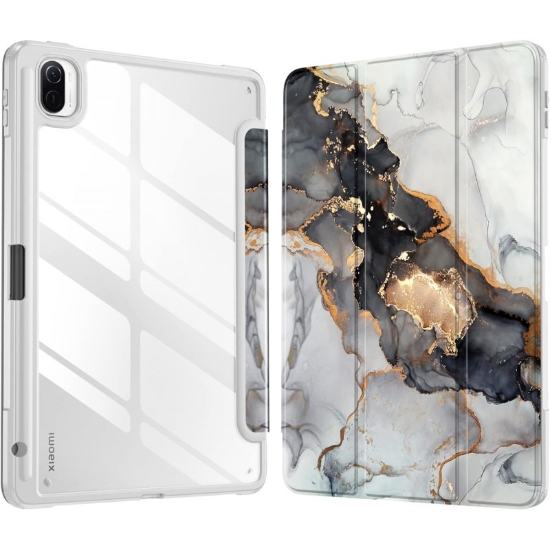 Θήκη SC Pen Clear Hybrid Xiaomi Redmi Pad SE 11" White Marble