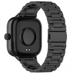 Ανταλλακτικό λουράκι Stainless Steel Xiaomi Redmi Watch 4 / Smart Band 8 Pro / Smart Band 9 Pro / Redmi Watch 5 Black