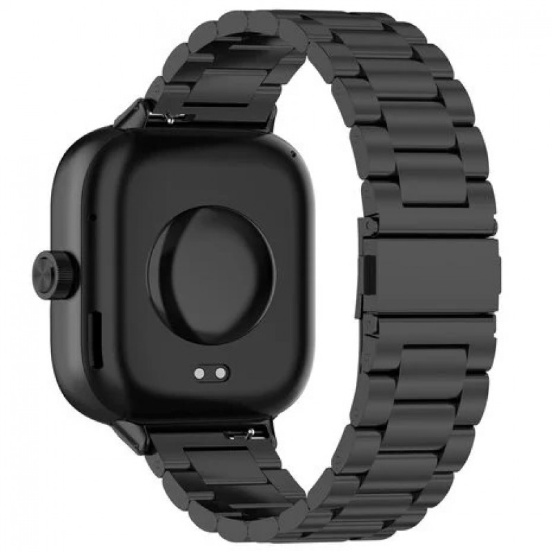 Ανταλλακτικό λουράκι Stainless Steel Xiaomi Redmi Watch 4 / Smart Band 8 Pro / Smart Band 9 Pro / Redmi Watch 5 Black