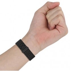 Ανταλλακτικό λουράκι Stainless Steel Xiaomi Redmi Watch 4 / Smart Band 8 Pro / Smart Band 9 Pro / Redmi Watch 5 Black