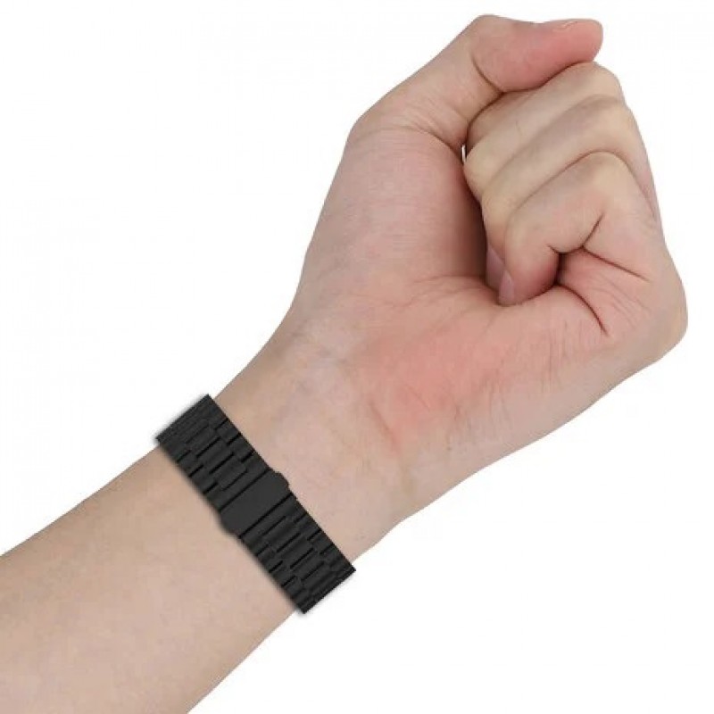 Ανταλλακτικό λουράκι Stainless Steel Xiaomi Redmi Watch 4 / Smart Band 8 Pro / Smart Band 9 Pro / Redmi Watch 5 Black