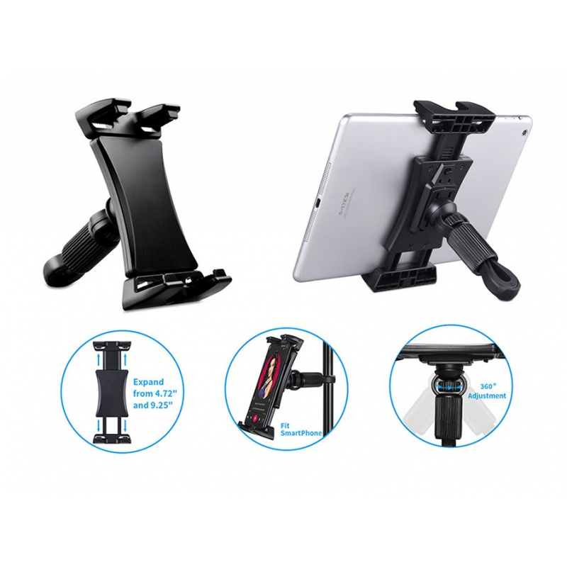 Βάση Handlebar Home Trainer (Exercise) Tablet Bracket Black Βάση Handlebar Home Trainer (Exercise) Tablet Bracket Black