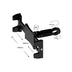 Βάση Handlebar Home Trainer (Exercise) Tablet Bracket Black Βάση Handlebar Home Trainer (Exercise) Tablet Bracket Black