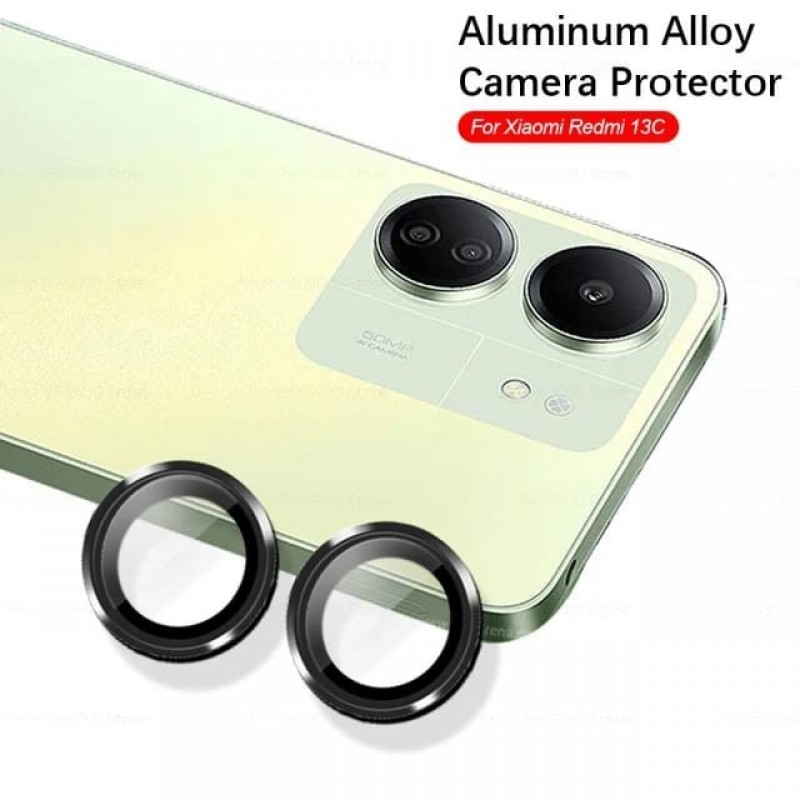 Προστατευτικό Κάμερας  Eagle Eye Camera Lens with Metal Ring  and Positioning Plate Xiaomi Redmi 13C / Poco C65 Black