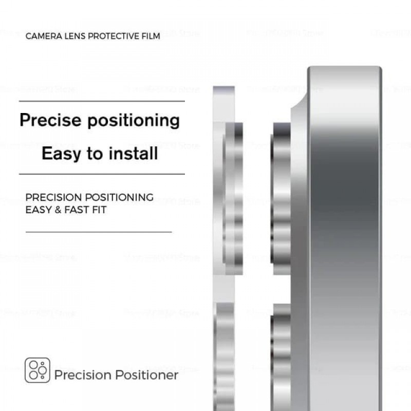 Προστατευτικό Κάμερας  Eagle Eye Camera Lens with Metal Ring  and Positioning Plate Xiaomi Redmi Note 14 4G Black